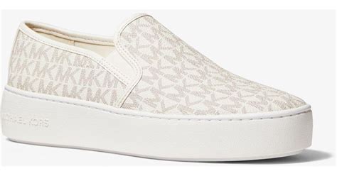 michael kors teddi slip on|Teddi Signature Logo Slip.